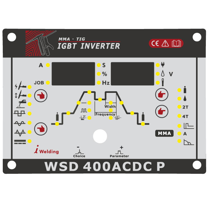 Panel Control Tig 400 AC/DC