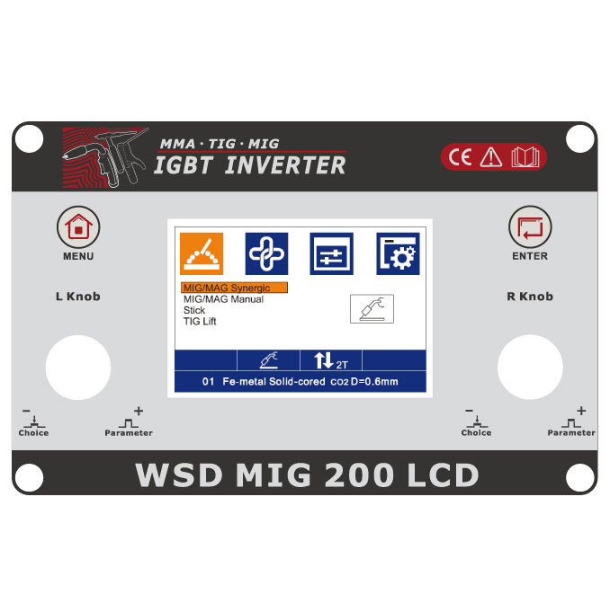 Panel Control MIG/MAG WSD POWERMIG 200