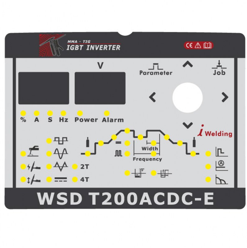Panel Control Tig 200 AC/DC